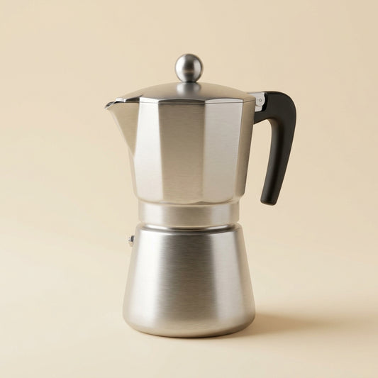Pura Moka stainless steel moka pot